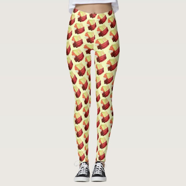 Leggings Nouvel Angleterre Repas Dîner Bouilli Boeuf Corned (Devant)