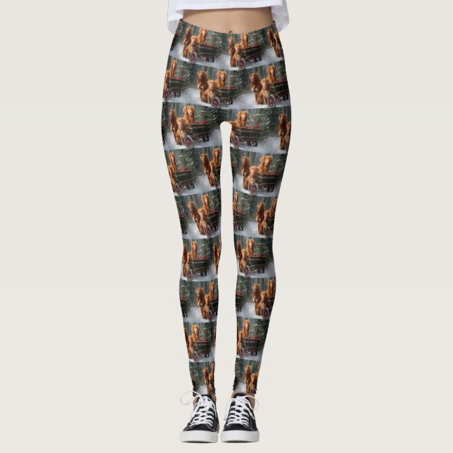 Leggings Nouvelle-Écosse Duck Toller Retriever Snowden (Devant)