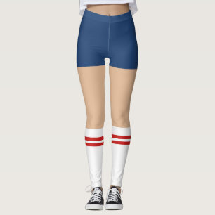 Leggings Novelty Nerdy Shorts Et Chaussettes Tube