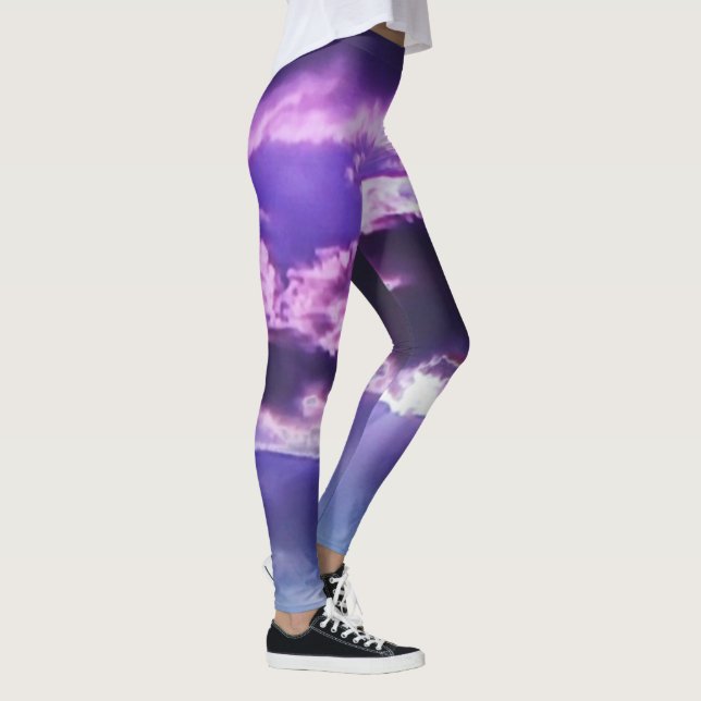 Leggings Nuage de Purple (Droite)