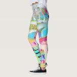 Leggings Nuages Abstraits<br><div class="desc">Nuages Abstraits par Karen Fields</div>