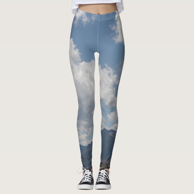 Leggings Nuages au-dessus des Rocheuses (Devant)