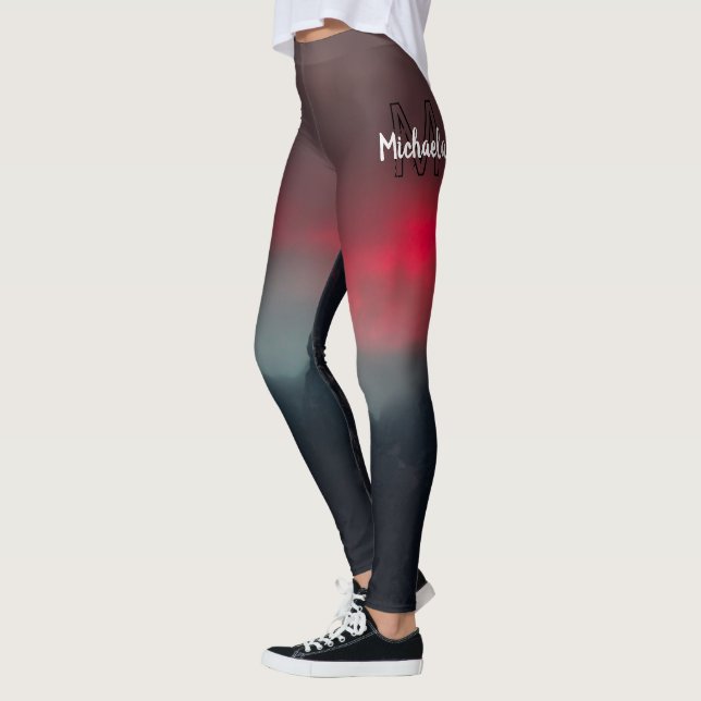Leggings Nuages brûlants, brouillard et monographie des mon (Gauche)