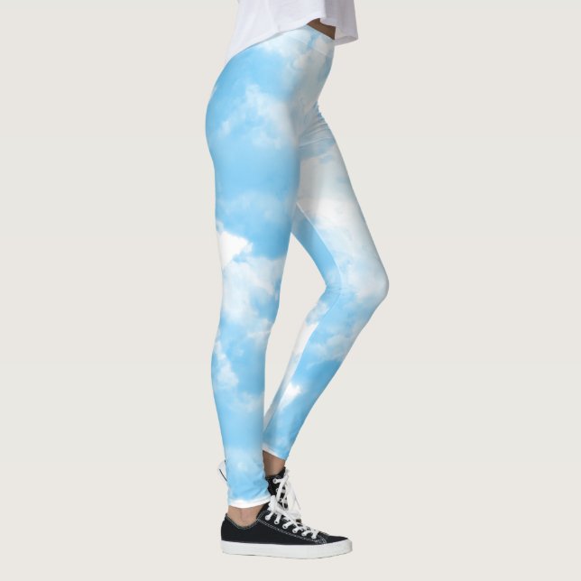 Leggings Nuages Ciel Bleu (Droite)