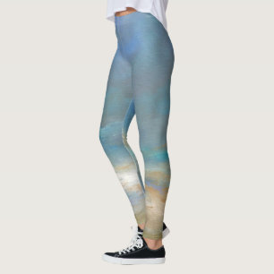 Leggings Nuages côtiers avec l'océan
