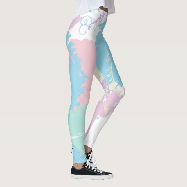 Leggings Nuages Dans Mon Café (Droite)