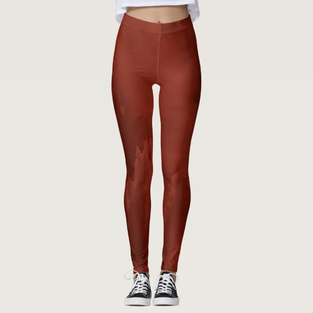 Leggings Nuages de feu... (Devant)