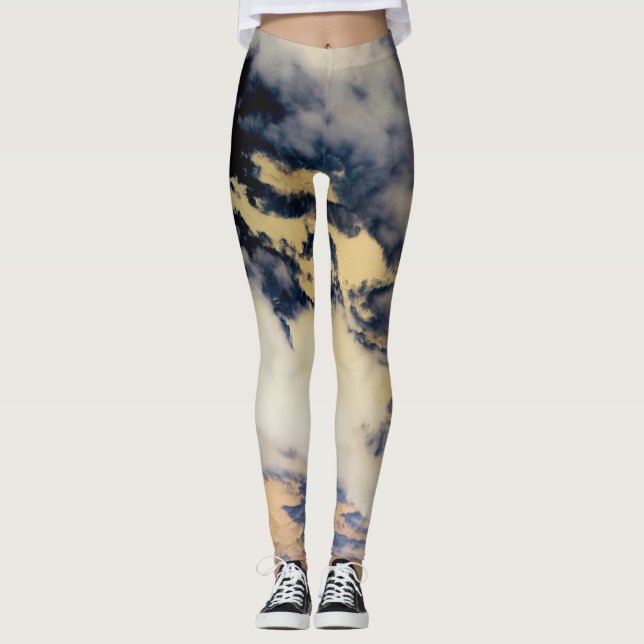 Leggings Nuages foncés (Devant)
