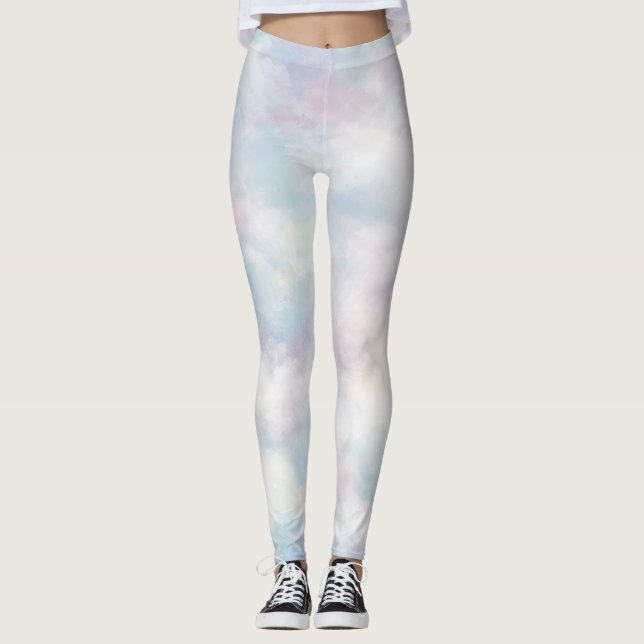 Leggings Nuages Whimsical Pastel (Devant)