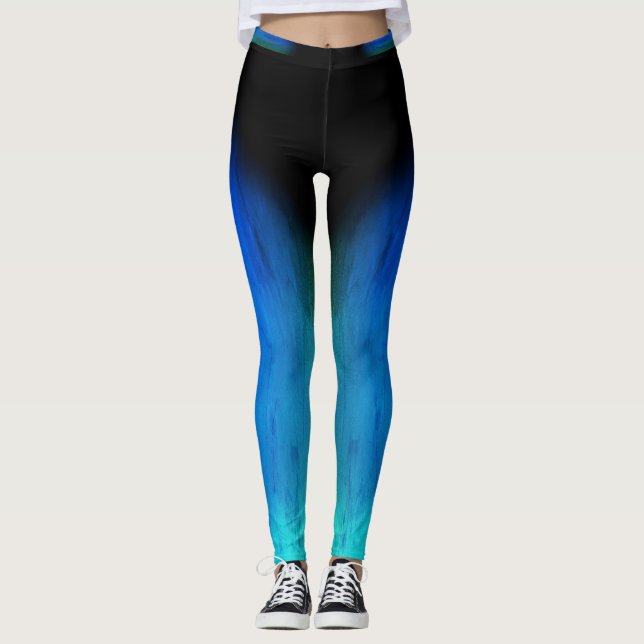 Leggings nuance bleue sale (Devant)