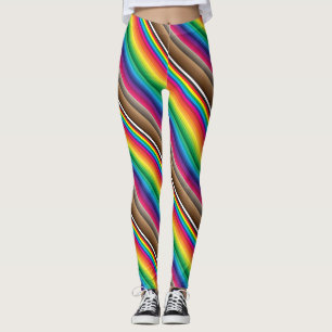 Leggings nuance de couleur arc-en-ciel