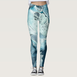 Leggings Nuances de teinte océanique