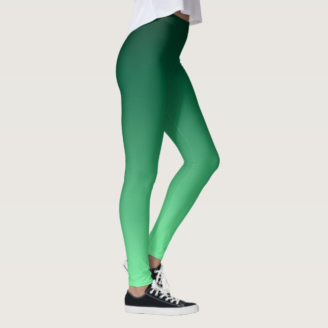 Leggings Nuances de vert émeraude  (Droite)