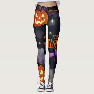 Leggings "Nuit Citrouille enchantée"