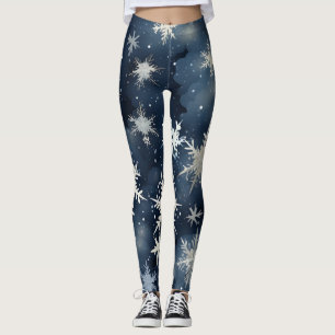 Leggings Nuit hivernale neige