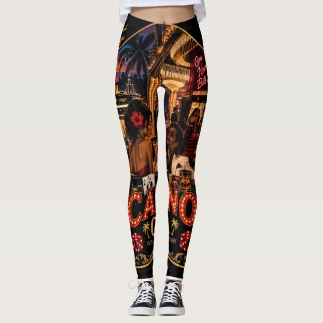 Leggings Nuits de casino – Goa (Devant)