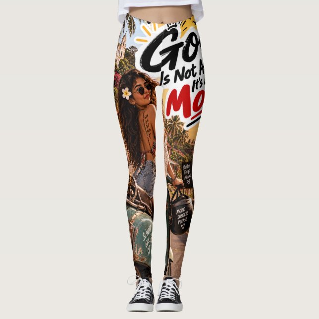 Leggings Nuits dorées – Goa (Devant)