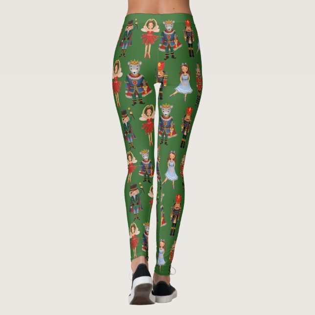 Leggings Nutcracker Noël Noël Fête d'hiver (Dos)