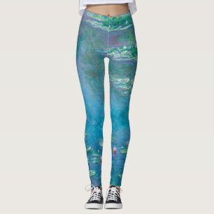 Leggings Nymphéas par Claude Monet Peinture d'art fin