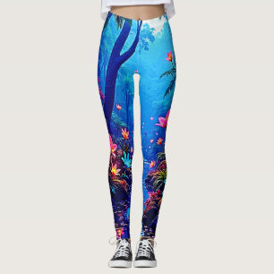 Leggings Oasis de la jungle éthérée