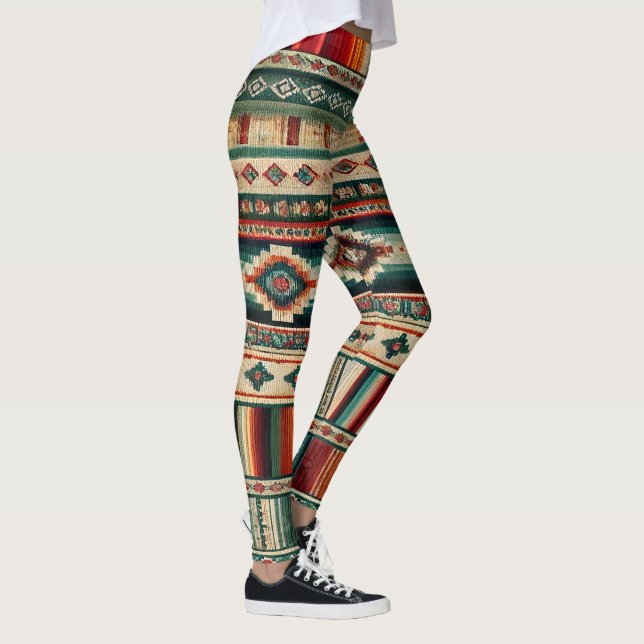 LEGGINGS « OAXACA » VÊTEMENTS DE SPORT À IMPRESSION DE STYL (Droite)