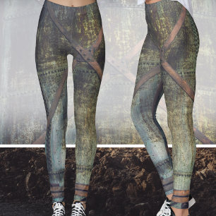 Leggings Objets industriels rouillés dans le paysage urbain