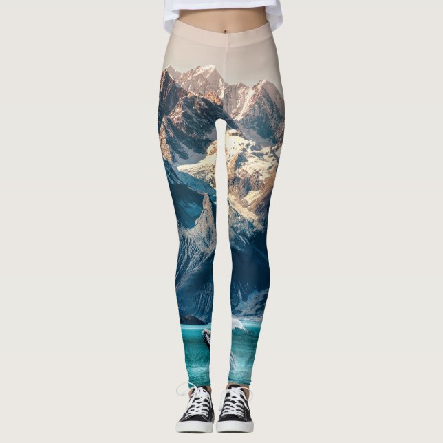 Leggings Observation des baleines de l'Alaska : excursion e (Devant)