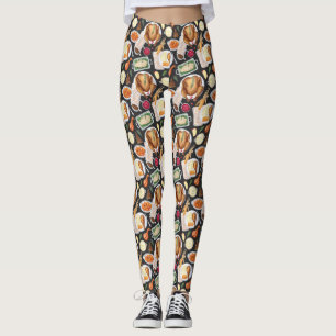Leggings Obtenons des pantalons Stretchy Thanksgiving Stuff