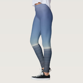 Leggings Océan bleu calme