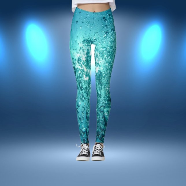 Leggings "Ocean Bliss Bubbles Leggings" (Créateur téléchargé)