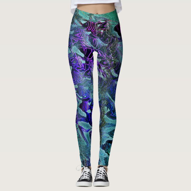 Leggings océaniques (Devant)
