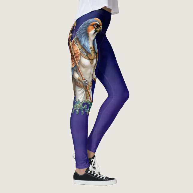 Leggings Œil du Soleil – Le Faucon Éternel du Désert  (Droite)
