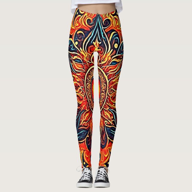Leggings Œil flamboyant (Devant)
