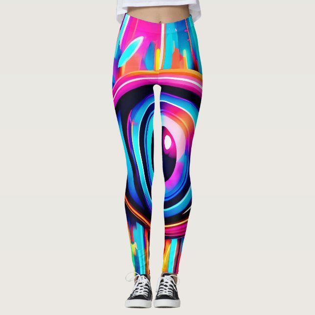 Leggings OEil psychédélique (Devant)