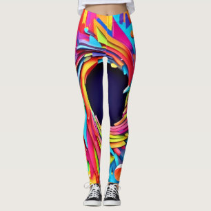 Leggings Œuvre d'art Vortex de Vitalité