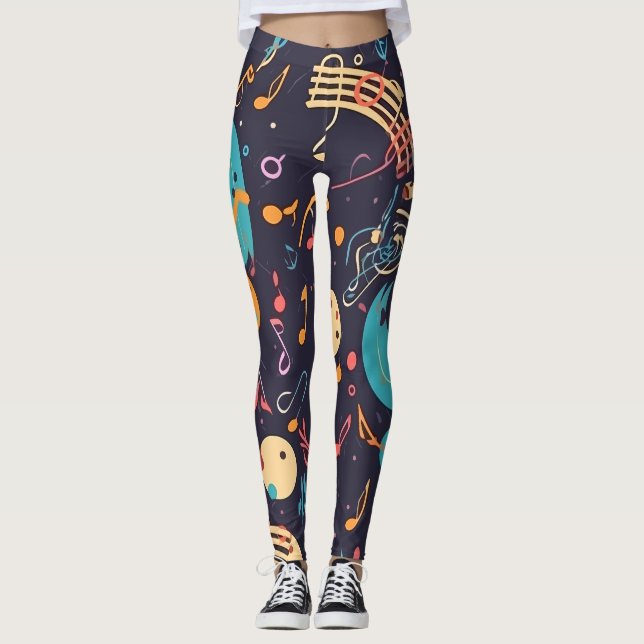 Leggings Oeuvre mélodique (Devant)
