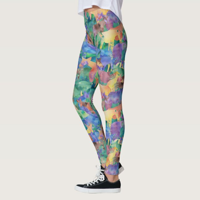 Leggings Oh mon, okapi ! Guêtres (Gauche)