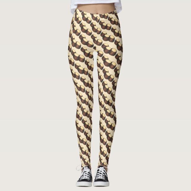Leggings Ohio Chocolate Arachide Beurre Buckeye Nut bonbon  (Devant)