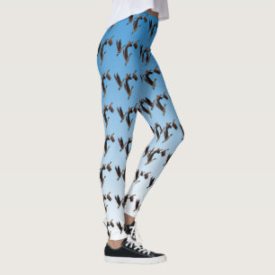 Leggings Oies canadiennes pilotant ensemble la conception