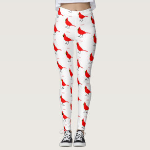 Leggings Oiseau cardinal rouge Thunder_Cove