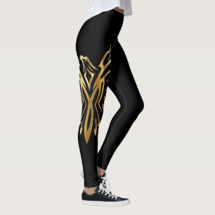 Leggings Oiseau cool de Phoenix Tribal Gold sur Pantalon de