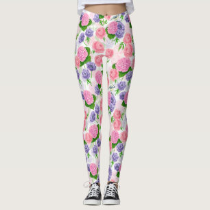 Leggings Oiseau et fleurs
