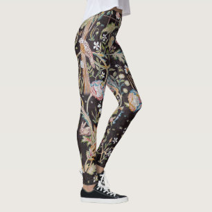 Leggings Oiseau et lapin dans le Jardin des Fleurs, William