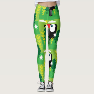Leggings Oiseau tropical du Toucan