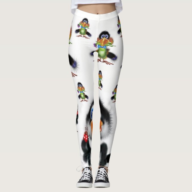 leggings oiseaux (Devant)