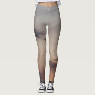 Leggings oiseaux abstraite