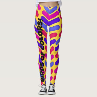 LEGGINGS OISEAUX DE COULEURS !