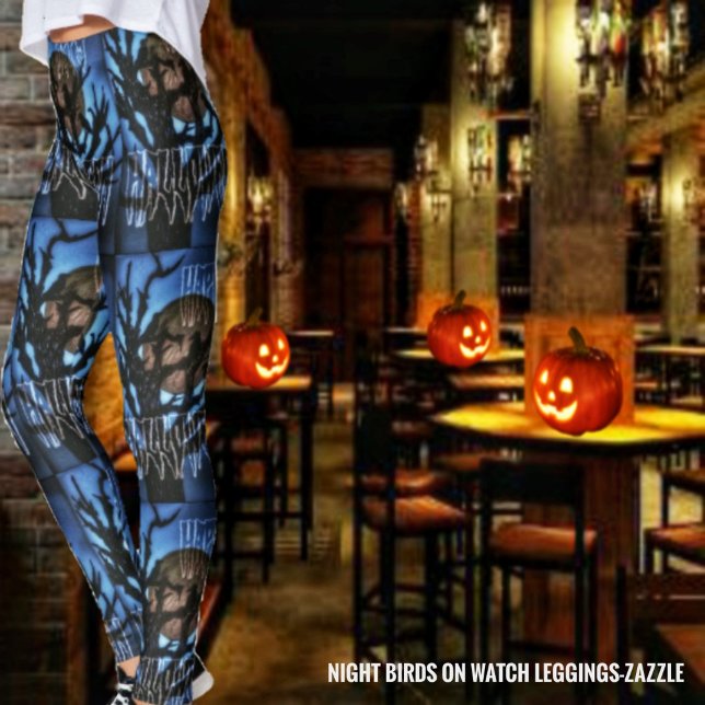 Leggings Oiseaux de nuit à surveiller (Créateur téléchargé)
