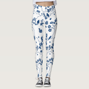 Leggings Oiseaux de Toile contemporains & Flore