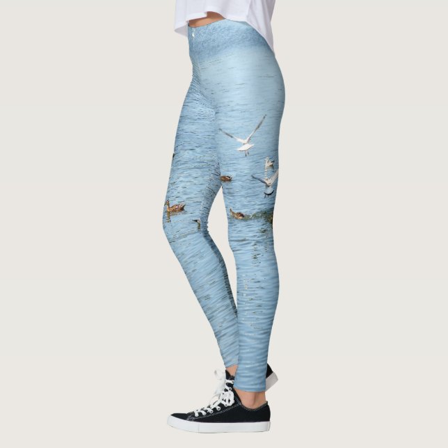 Leggings Oiseaux Sur La Rivière D'Été (Gauche)